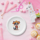 チワホアメキシコシンコデマヨおもしろい犬コピー ペーパープレート (パーティー)
