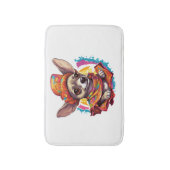 チワホアメキシコシンコデマヨおもしろい犬 バスマット (正面縦)