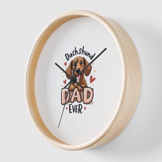 チワホアメキシコシンコデマヨおもしろい犬 壁時計 (傾斜)