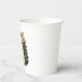 チワホアメリークリスマスクリスマスクリスマスツリーかわいい 紙コップ (左)