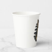 チワホアメリークリスマスクリスマスクリスマスツリーかわいい 紙コップ (右)