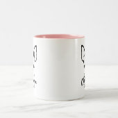 チワホアモマコーヒーマグとチワワ顔 ツートーンマグカップ (中央)