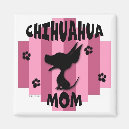 チワホアモママグネット マグネット (正面)