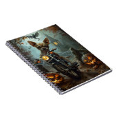 チワホアライディングオートバイハロウィンホラー ノートブック (右側)