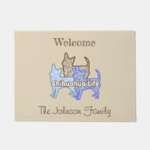 チワホアライフドアマット