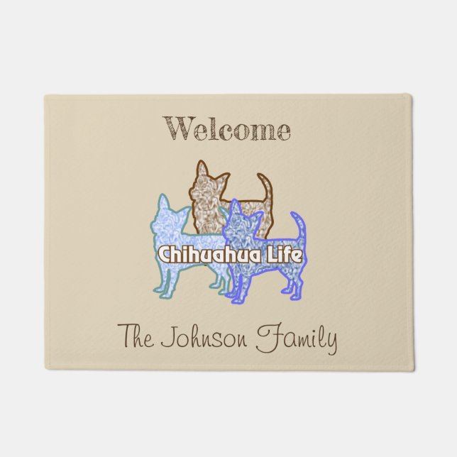 チワホアライフドアマット ドアマット (正面)