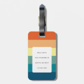 チワホアラッゲージタグ ラゲッジタグ (裏面縦)