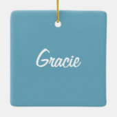 チワホアレインボーブリッジペットドッグメモリアル悔やみや弔慰 セラミックオーナメント (裏面)