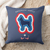 チワホアレッドホワイトと7月犬ブルー4日 クッション (ブランケット)