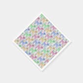 チワホア恋人パタカラフルーン スタンダードカクテルナプキン (角)