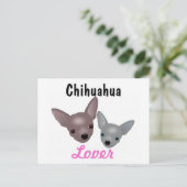 チワホア恋人ポストカード ポストカード (スタンド正面)