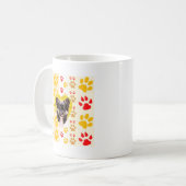 チワホワハートポープリントズ コーヒーマグカップ (正面左)