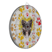 チワホワハートポープリントズ ダーツボード (正面左)