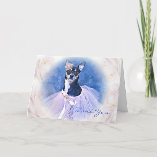 -チワワありがとう サンキューカード (正面)