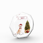 チワワおもしろいーのクリスマスドッグ フォトブロック (左)