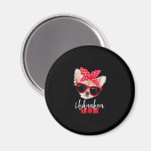 チワワおもしろい犬ママsunglasses dog lover マグネット (正面/裏面)