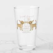 チワワが常にあって下さい タンブラーグラス (裏面)