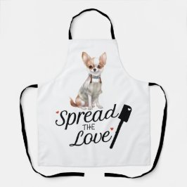 チワワが愛を広めた エプロン