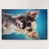 チワワが活動 ジグソーパズル (横)