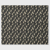 チワワきらきら光るア ラッピングペーパー (フラット)