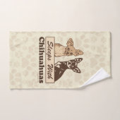 チワワとの睡眠 ハンドタオル (ハンドタオル)