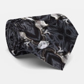 チワワとダイヤモンド ネクタイ (ロール)