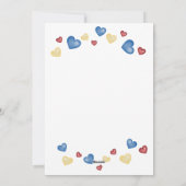 チワワとピンクの弓。ハッピーバースデー シーズンカード (裏面)