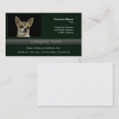 チワワと姿勢 名刺 (正面/裏面)