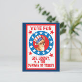 チワワに投票 ポストカード (スタンド正面)
