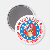 チワワに投票 マグネット (正面/裏面)