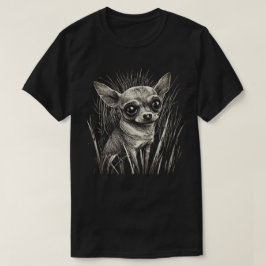 チワワのひっかきボードTシャツ Tシャツ