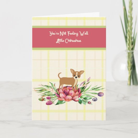 チワワのウェルカードを取得 カード (正面)