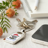 チワワのギフト キーホルダー (側面)