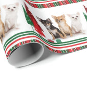 チワワのクリスマスの包装紙 ラッピングペーパー (ロールコーナー)