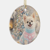 チワワのクリスマスオーナメント セラミックオーナメント (右)