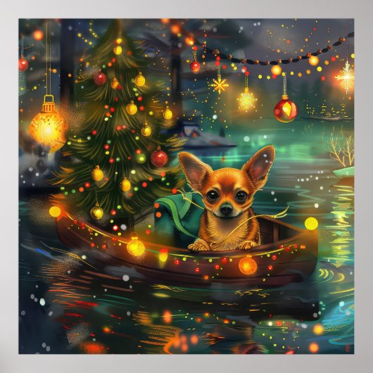 チワワのクリスマス祝祭の旅 ポスター (正面)