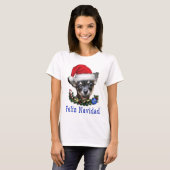 チワワのクリスマス Tシャツ (正面フル)