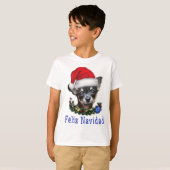チワワのクリスマス Tシャツ (正面フル)