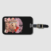 チワワのケーキ屋さん、スイーツ、子犬、リボン、cherry,girly好きのための ラゲッジタグ (正面横)