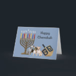 チワワのハヌカー（ユダヤ教の祭り）カード（ユダヤ教）メノラーDreidel3 シーズンカード<br><div class="desc">ハヌカー（ユダヤ教の祭り）の季節の間の家族そして友人を覚えていることはあなたが約愛し、気になる人々と連絡をとるすばらしい方法です。 私は愛とこれらを犬のハヌカー（ユダヤ教の祭り）カード作成し、だれでも犬を愛するそれらを受け取るために喜ばせることを心配および私は確かめます。 挨拶を中変えることの選択を有します。</div>