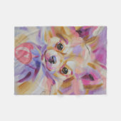 チワワのフリースブランケット フリースブランケット (正面(横))