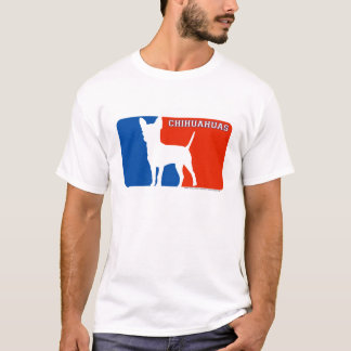 チワワのメジャーリーグ犬のTシャツ Tシャツ