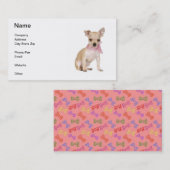 チワワの名刺 名刺 (正面/裏面)