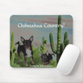 チワワの国かわいいMickeyElvis マウスパッド (マウス)
