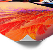 チワワの天使のスクエアポスター ポスター (角)