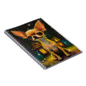 チワワの子犬がいる心地よい家 ノートブック (右側)