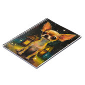 チワワの子犬がいる心地よい家 ノートブック (左側)