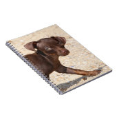 チワワの子犬の歩く ノートブック (右側)