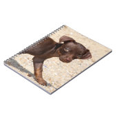 チワワの子犬の歩く ノートブック (左側)