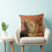 チワワの子犬のHeadshot クッション (椅子)